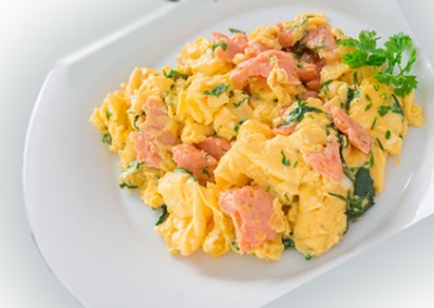 Salar Smoked Salmon, Festive Scrambled Eggs