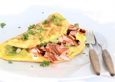 Salar Smoked Salmon Omelette